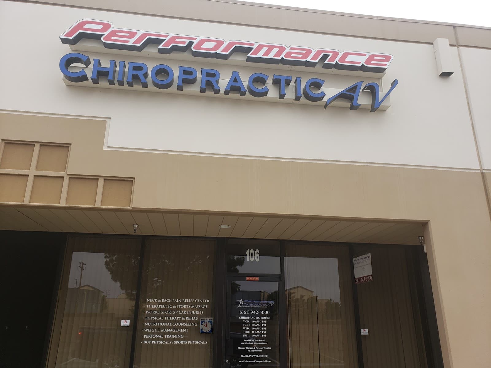 Performance Chiropractic in Lancaster, CA Performance Chiropractic