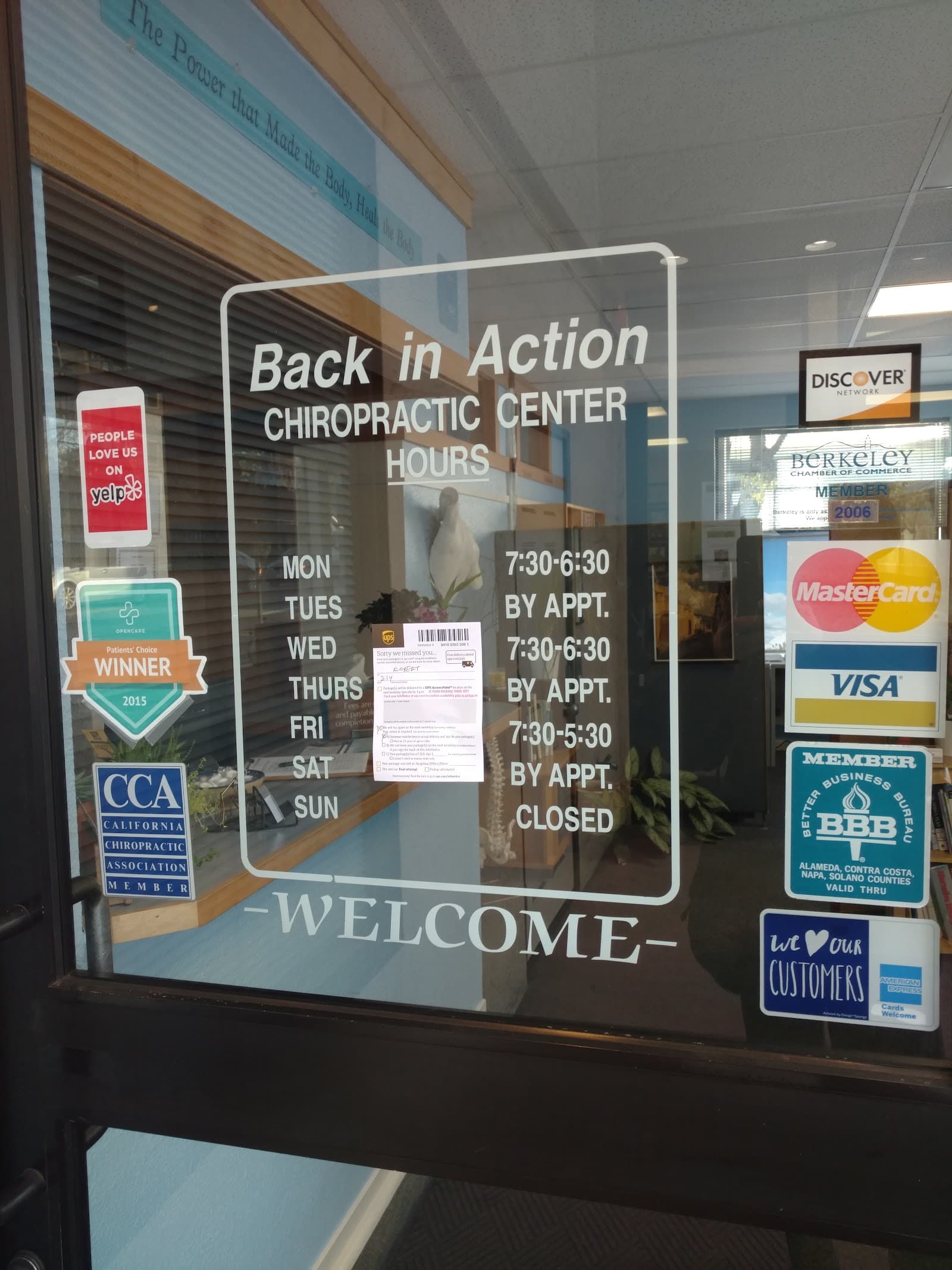 Back In Action Chiropractic Center in Berkeley, CA Back In Action Chiropractic Center