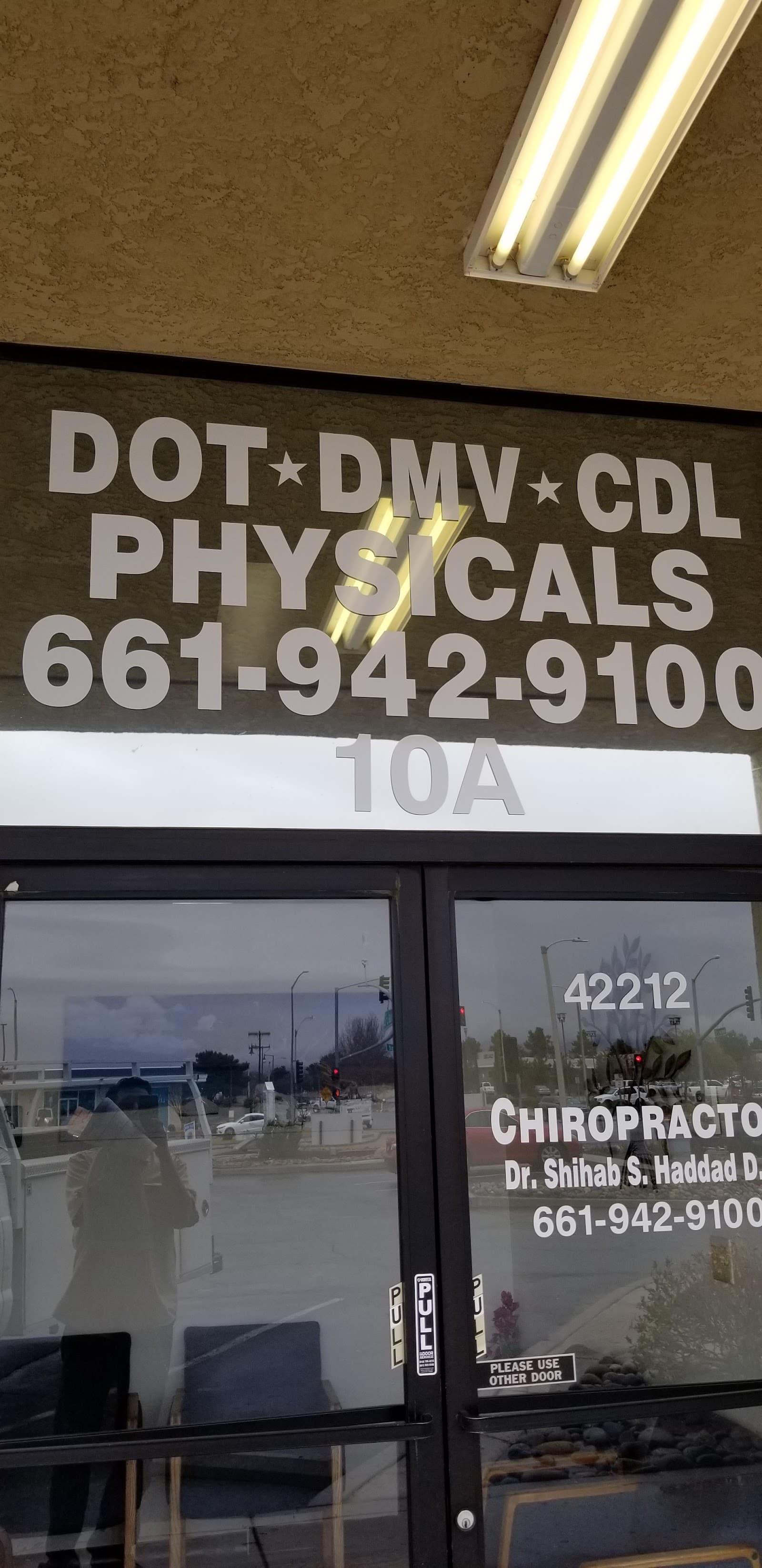 Haddad Chiropractic $100 DOT-DMV-CDL Physical in Lancaster, CA Haddad Chiropractic $100 DOT-DMV-CDL Physical